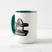 Funny ohms Law Electricity Erklärt für Student Tasse (Vorderseite Links)