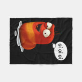 Funny Oi Oi Oi Red Worm Sarcastic Meme Fleecedecke (Vorderseite (Horizontal))