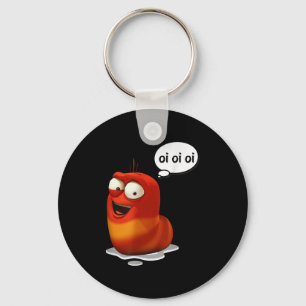 Funny Oi Oi Oi Red Worm Sarcastic Meme Schlüsselanhänger