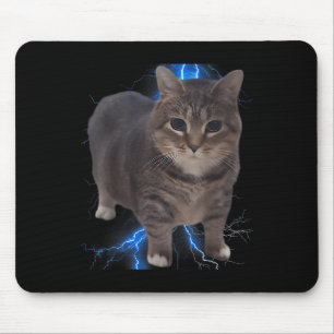 Funny Oiia Oiia Spinning Cat Meme Cat Brainrot Mousepad