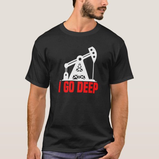 Funny Oil Drilling - Fracker Oilfield Pre T-Shirt (Vorderseite)
