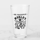 Funny Okest Golfer Gag Geschenk Personalisiert Glas (Vorderseite)