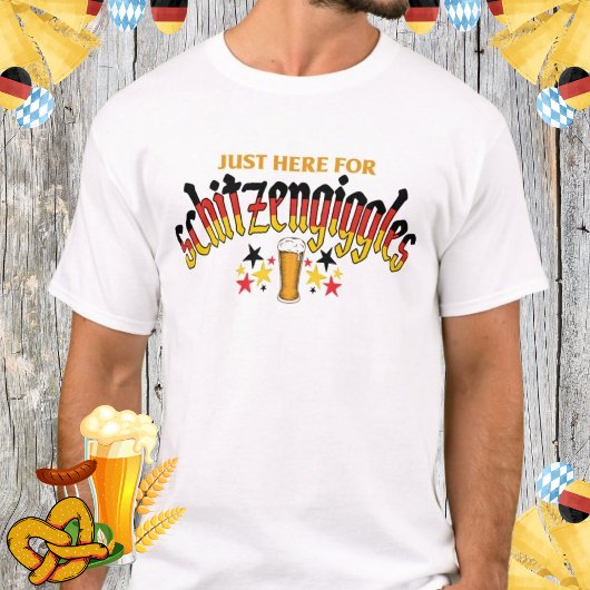 Funny Oktoberfest Bretzel Beer Wurst Party T-Shirt