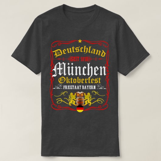 Funny Oktoberfest German Beer Fest 2021 T-Shirt (Design vorne)