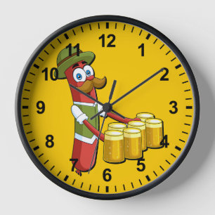 Funny Oktoberfest Uhr