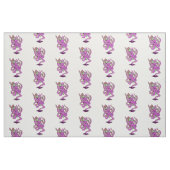 Funny Oktopus beim Baseball spielen Stoff (Fat Quarter (45,7 x 55,9 cm))