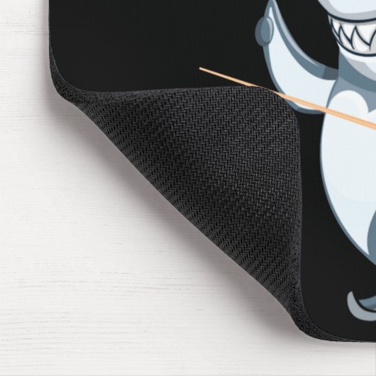 Funny Ol Shark Ol Players Billiard Mousepad (Ecke)