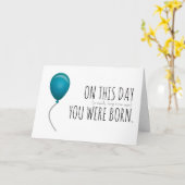 Funny Old Age Birthday Grußkarte Karte (Gelbe Blume)