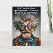 Funny Old Age Geburtstag Karte (Vorderseite)