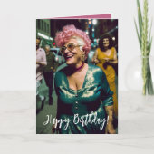 Funny Old Age Geburtstag Karte (Vorderseite)