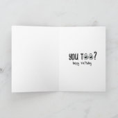 Funny Old Age Geburtstag Zitat Karte (Innenseite)