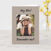 Funny Old Age Senior Citizen Birthday Rache Karte (Gelbe Blume)