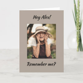 Funny Old Age Senior Citizen Birthday Rache Karte