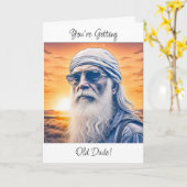 Funny Old Age Spaß Geburtstag Karte (Gelbe Blume)