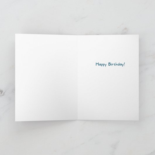 Funny Old and Wrinkkly Mops Birthday Card Karte (Innenseite)