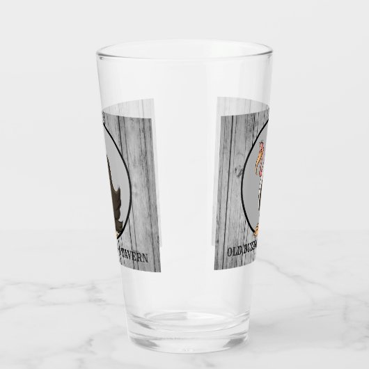 Funny Old Buzzard's Tavern Bierglas Glas (Rechts)