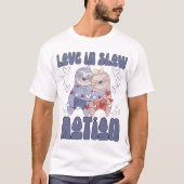 Funny Old Couple Großeltern Matching Jubiläum T-Shirt (Vorderseite)