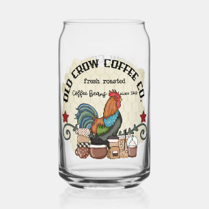 Funny Old Crow Kaffeefirma Bauernhof Dosenglas