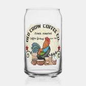 Funny Old Crow Kaffeefirma Bauernhof Dosenglas (Rückseite)