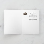 Funny Old Dog Birthday, Labrador Retriever Karte (Innenseite)