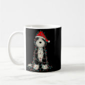 Funny Old English Sheepdog Christmas Graphics Dog  Kaffeetasse (Links)
