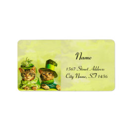 FUNNY OLD FASHION ST PATRICK'S DACCATS ADRESSAUFKLEBER