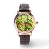 FUNNY OLD FASHION ST.PATRICK'S DAKATS HERZ ARMBANDUHR (Vorderseite)