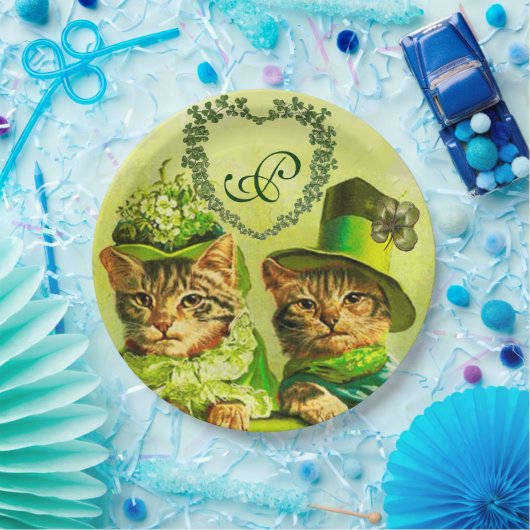 FUNNY OLD FASHION ST.PATRICK'S DAKATS HERZ PAPPTELLER (Party)