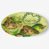 FUNNY OLD FASHION ST.PATRICK'S DAKATS HERZ PAPPTELLER (Schrägansicht)