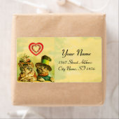 FUNNY OLD FASHION VALENTINE'S DAY CATCATS WITH HEA (Insitu)