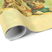 FUNNY OLD FASHION VALENTINE'S DAY CATCATS WITH HEA GESCHENKPAPIER (Rolleneckpunkt)