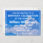 Funny Old Fokker DR1 Einladung (Rückseite)