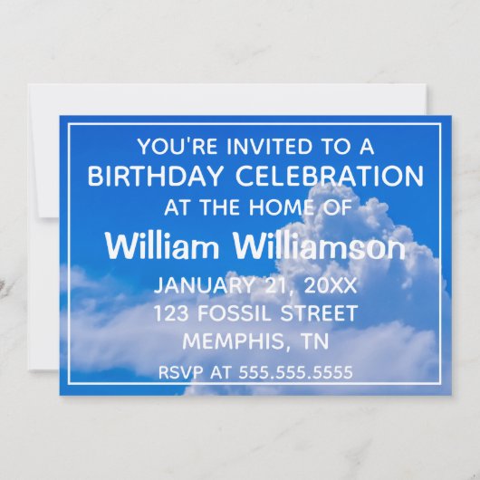 Funny Old Fokker DR1 Einladung (Rückseite)