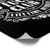 Funny Old Forers Club 100% Bitter Lifetime Member  Poster (Ecke)