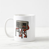 Funny Old Gamer Gaming Retro 80er 90s Videospiel O Kaffeetasse (Links)