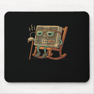 Funny Old Gamer Gaming Retro 80er 90s Videospiel O Mousepad