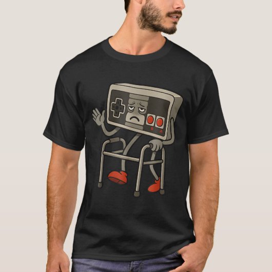 Funny Old Gamer Gaming Retro 80s 90s Retro Video G T-Shirt (Vorderseite)