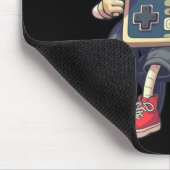 Funny Old Gamer Retro 80s 90s Video Game Controlle Mousepad (Ecke)