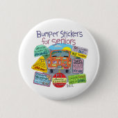 Funny Old Geezer Autoaufkleber, Karten und Geschen Button (Vorderseite)