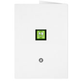 Funny Old Geezer Birthday Card - Autoaufkleber (Hinten)