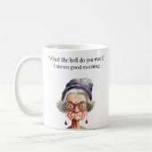 Funny Old Gemein Woman Kaffeetasse (Links)