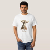 Funny Old Goat, Spaß "Over Hill" Fun Zitat T-Shirt (Vorne ganz)