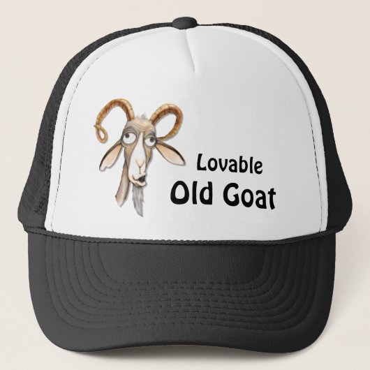 Funny Old Goat Truckerkappe (Vorderseite)