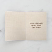 Funny Old Goat zum Alten Geburtstag Karte (Innenseite)