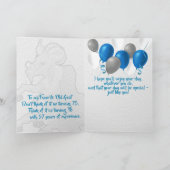 Funny Old Grandpa Goat Geburtstag Karte (Innenseite)