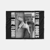 Funny Old Lady Sarcastic Quote, Hilarious Meme Fleecedecke (Vorderseite (Horizontal))