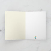 Funny Old Lady schickt Sonnenschein und gute Stimm Karte (Innenseite)