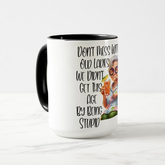 Funny Old Lady Tasse (Vorderseite Links)