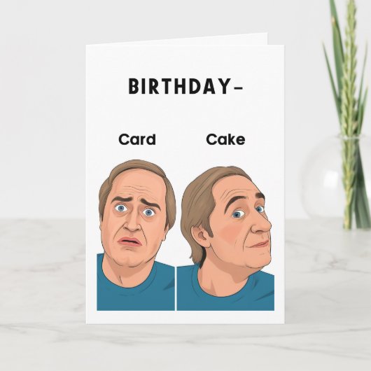 Funny Old Man Birthday Card Dankeskarte (Vorderseite)