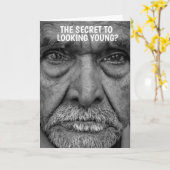 FUNNY OLD MAN BIRTHDAY CARD FÜR IHM KARTE (Gelbe Blume)